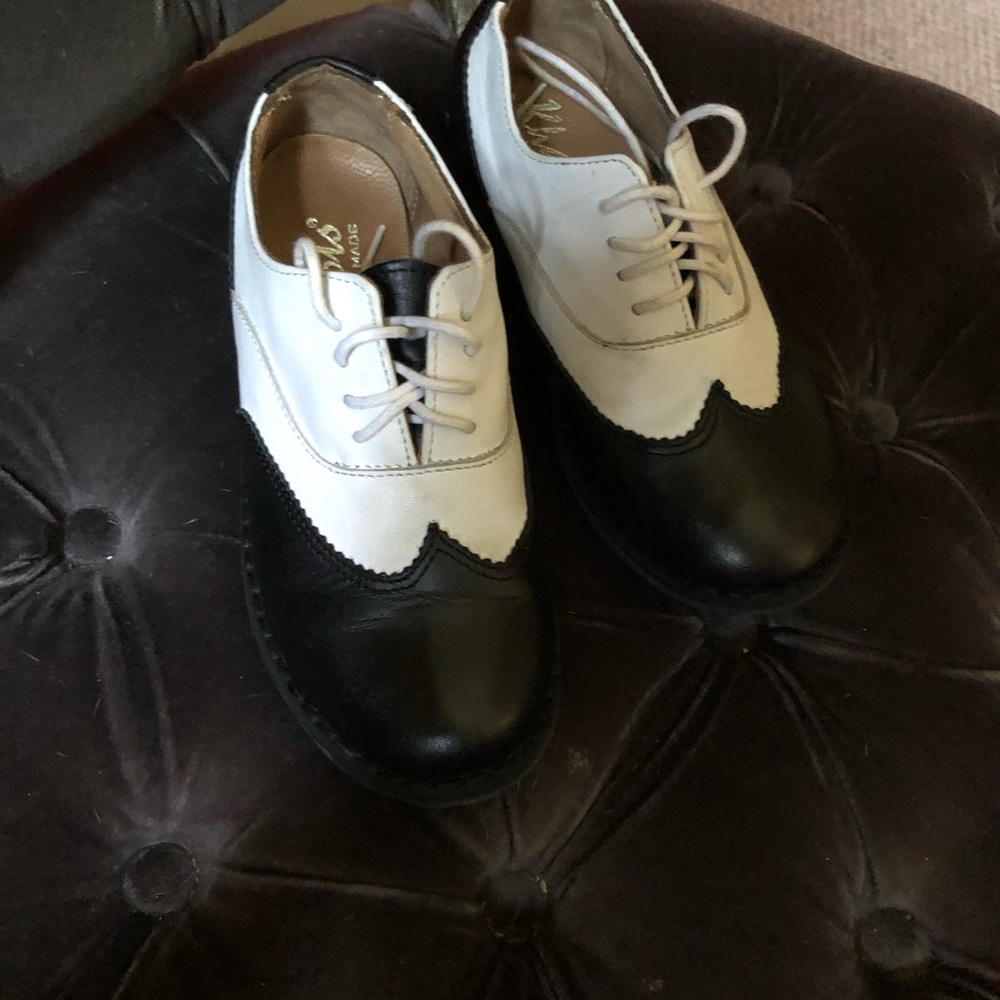 Handmade Leather Spectator Oxfords